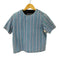 ティーバイアレキサンダーワン T by Alexander Wang ストライプ柄 デニムセットアップ レディース  24